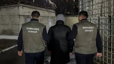 задержанный, полиция, Шымкент, фото - Новости Zakon.kz от 10.02.2026 09:32
