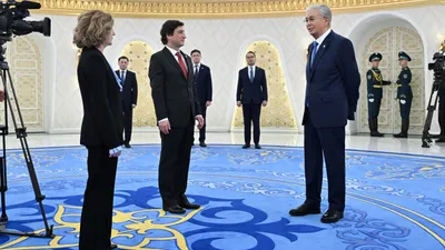 Токаев в Акорде с послами, фото - Новости Zakon.kz от 11.02.2026 15:42