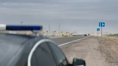 авто полиции, трасса, фото - Новости Zakon.kz от 11.02.2026 14:56