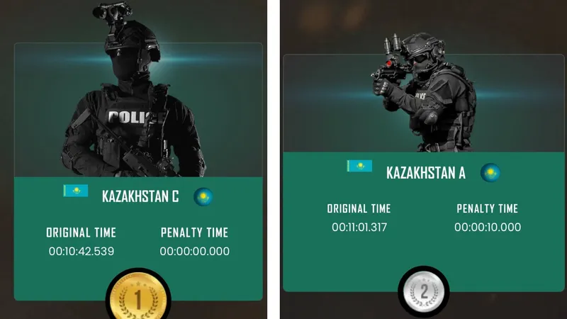 Казахстанские спецназовцы заняли два первых места на турнире в ОАЭ