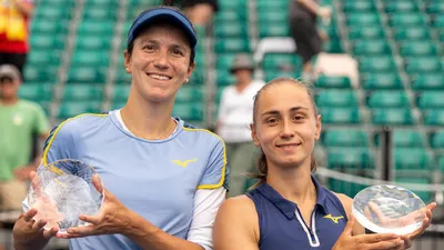 теннисистка Анна Данилина, теннисистка Александра Крунич, фото - Новости Zakon.kz от 13.02.2026 19:21