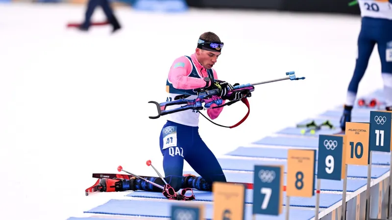 Казахстанский биатлонист пробился в топ-60 в олимпийском спринте