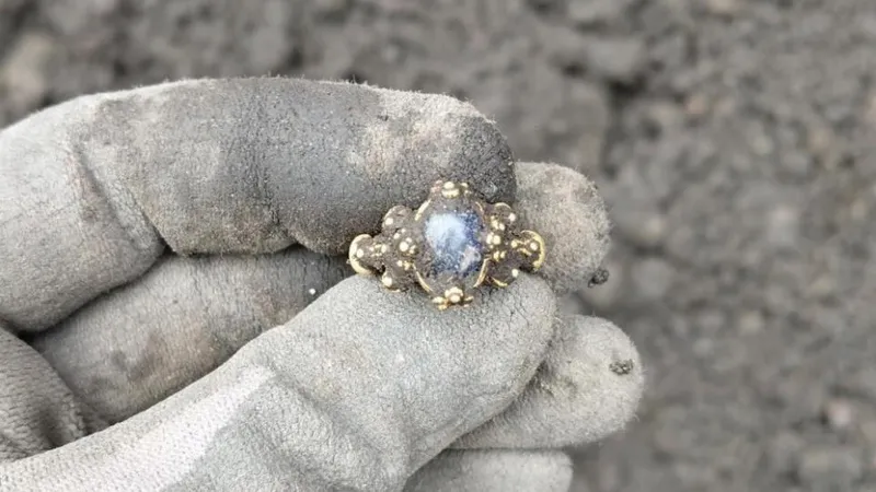 В Норвегии нашли "фантастическое" кольцо целомудрия под средневековым замком