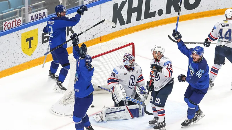 "Барыс" взял верх над "Ладой" в напряженном матче КХЛ