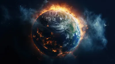 Планета, космос, огонь, фото - Новости Zakon.kz от 15.02.2026 07:40