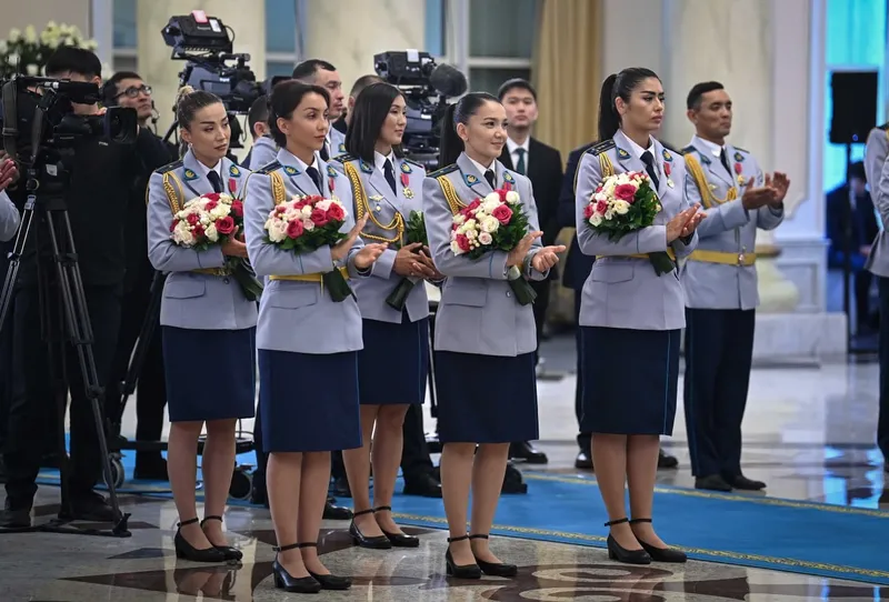 женская сборная "Томирис", награждение, фото - Новости Zakon.kz от 16.02.2026 17:19
