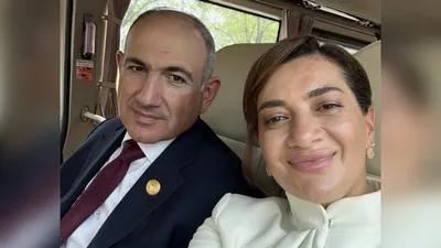 премьер-министр Армении Никол Пашинян, общественный деятель Армении Анна Акопян, фото - Новости Zakon.kz от 17.02.2026 11:44