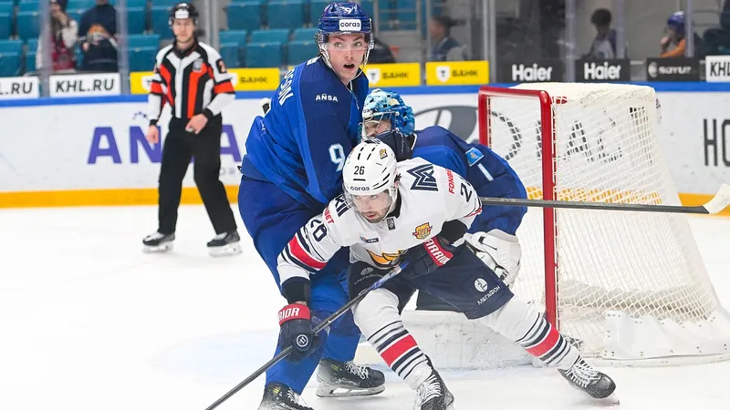 Драма в овертайме: "Металлург" вырвал победу у "Барыса"