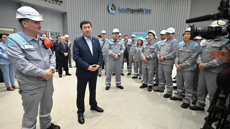 Работники крупного нефтеперерабатывающего завода КазМунайГаза поддержали проект новой Конституции