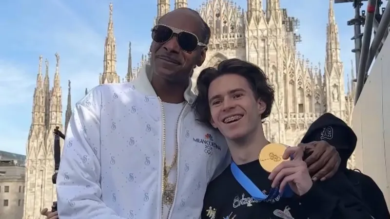 Михаил Шайдоров и Снуп Догг устроили танцевальный дуэт в Милане