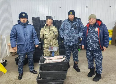 Браконьера с крупным уловом задержали в области Жетысу