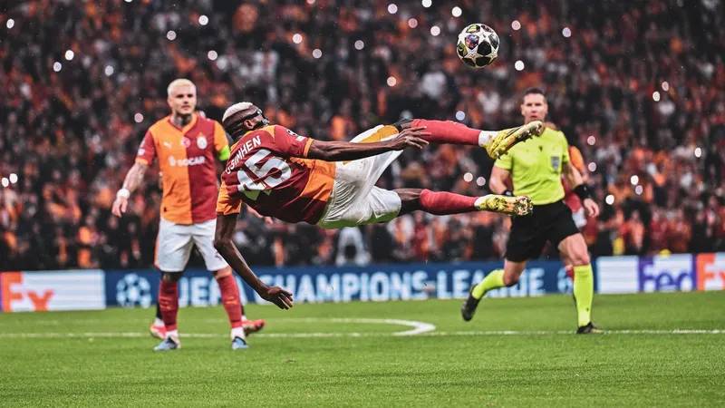 "Галатасарай" сенсационно разгромил "Ювентус" в матче 1/16 финала Лиги чемпионов