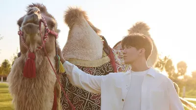 Димаш Кудайберген, верблюд, фото - Новости Zakon.kz от 24.02.2026 17:16