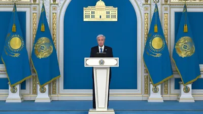 президент Казахстана Касым-Жомарт Токаев, фото - Новости Zakon.kz от 25.02.2026 15:30