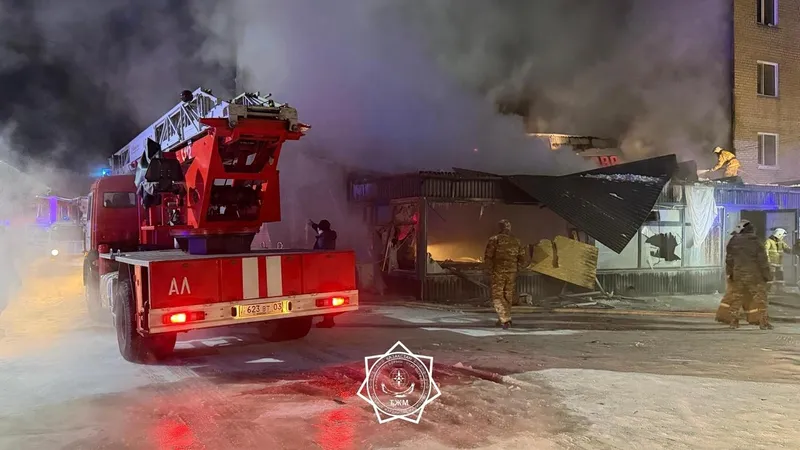 Взрыв и пожар: в Щучинске шесть человек погибли во время инцидента в кафе