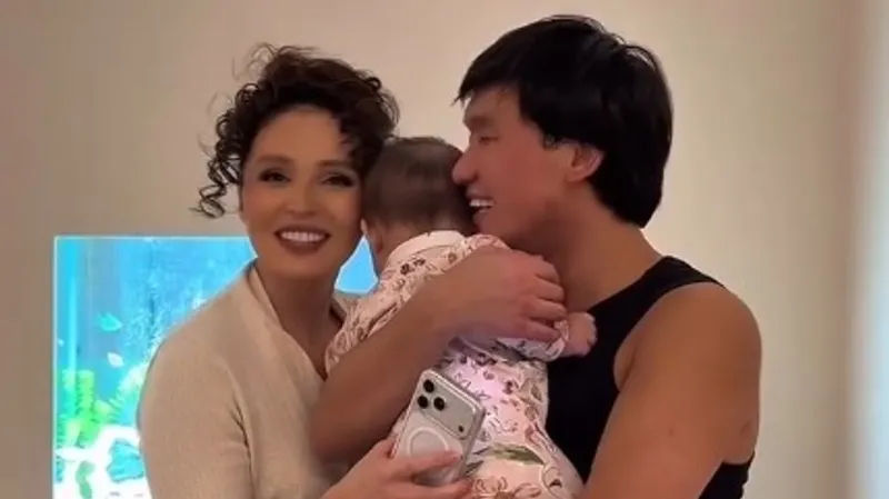 Жена Кайрата Нуртаса показала трогательные кадры с мужем в честь важного праздника