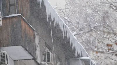 сосульки, дом, фото - Новости Zakon.kz от 26.02.2026 15:49