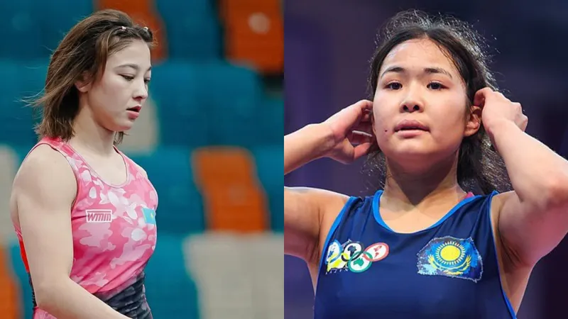 Двух борчих из Казахстана испытали на прочность в Европе