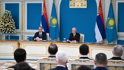Вучич, Токаев, Акорда, фото - Новости Zakon.kz от 27.02.2026 16:47