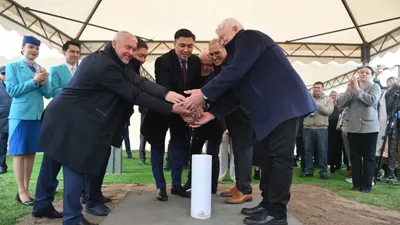 Аким Шымкента на строительстве , фото - Новости Zakon.kz от 27.02.2026 23:16