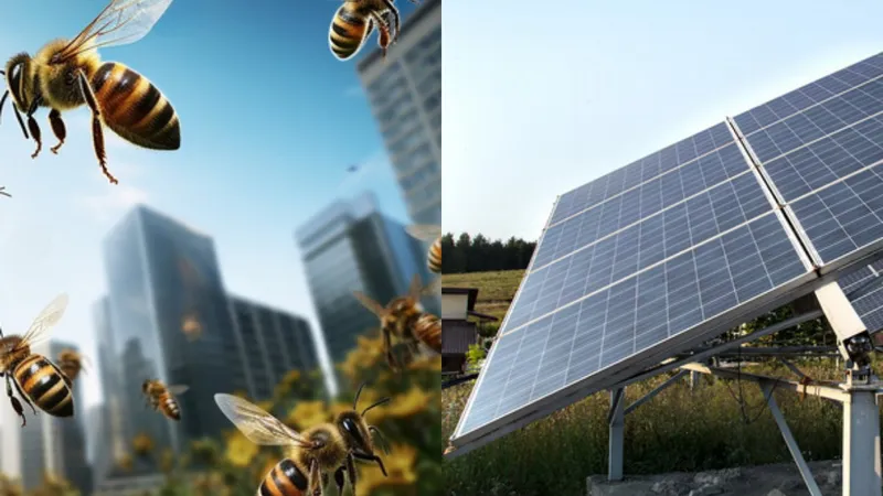 Пчелы, "влюбленные" в солнечные батареи, могут убить природу за 4 года