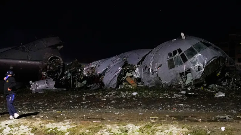 Самолет с деньгами рухнул на оживленную трассу в Боливии