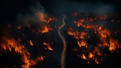 Мост, огонь, дорога, фото - Новости Zakon.kz от 03.03.2026 05:30