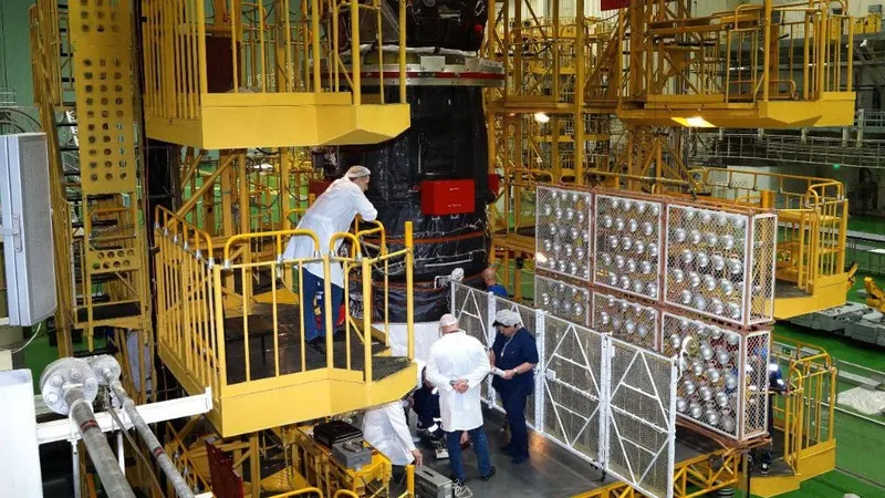 На Байконуре готовится к запуску корабль "Прогресс"