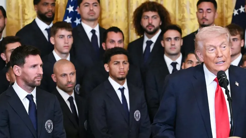 Лео Месси впервые в жизни встретился с Трампом