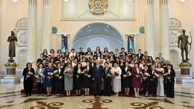 Токаев, акорда, Международный женский день , фото - Новости Zakon.kz от 06.03.2026 16:06