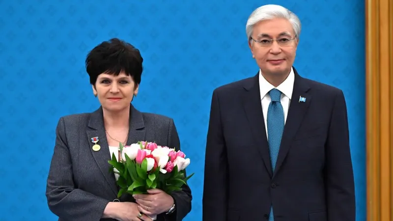 Известная учитель из Алматы отметила работу своих коллег