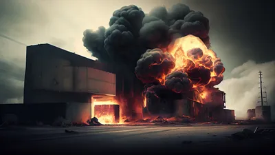 Здание, огонь, пожар, фото - Новости Zakon.kz от 09.03.2026 08:40