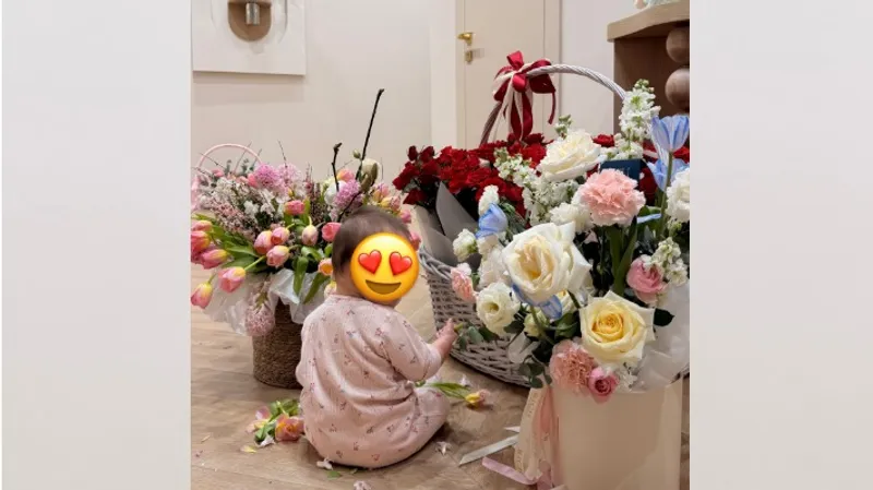 Эпицентр радости: малышка Абдукаримовой покорила казахстанцев после 8 марта