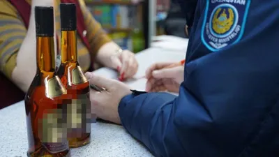коньяк, полицейский, фото - Новости Zakon.kz от 11.03.2026 18:00
