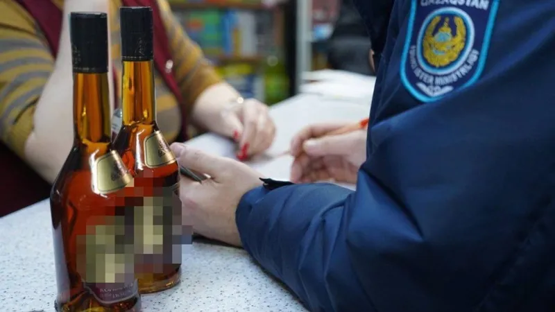 Более тонны алкоголя изъято в Алматы
