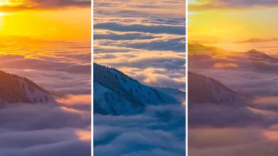 облака, горы, Алматы, фото - Новости Zakon.kz от 12.03.2026 09:26