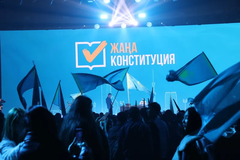 мероприятие по референдуму в Алматы, фото - Новости Zakon.kz от 13.03.2026 15:13