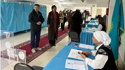 референдум, голосование, фото - Новости Zakon.kz от 15.03.2026 10:20