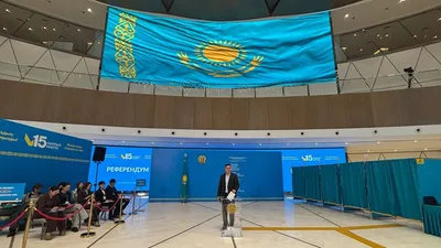 Референдум , фото - Новости Zakon.kz от 15.03.2026 16:49