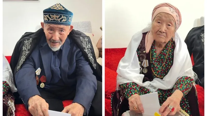 75 лет вместе и один выбор: супруги Искаковы проголосовали на дому в Енбекшиказахском районе