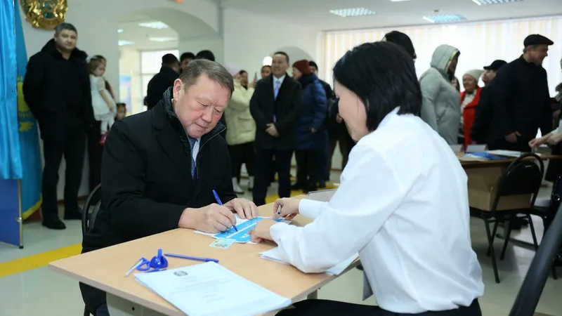 голосование, фото - Новости Zakon.kz от 15.03.2026 11:12