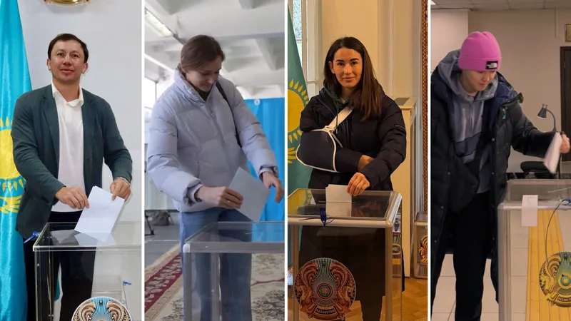 Геннадий Головкин, Ольга Рыпакова, Назым Кызайбай и другие спортсмены голосовали на референдуме