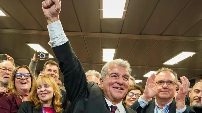 Жоан Лапорта снова победил на выборах президента ФК "Барселона"