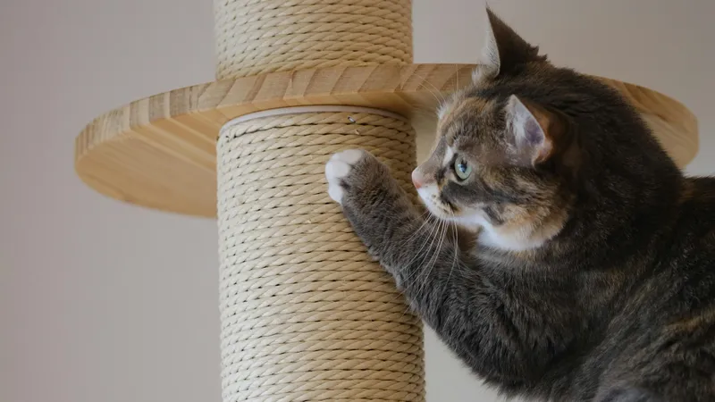 Зачем кошкам точить когти и как с этим жить