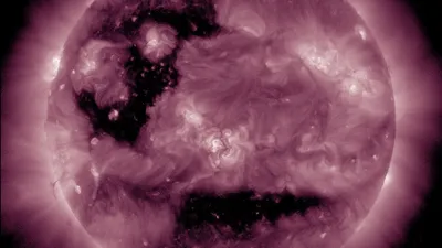 корональная дыра на Солнце, фото - Новости Zakon.kz от 19.03.2026 11:21