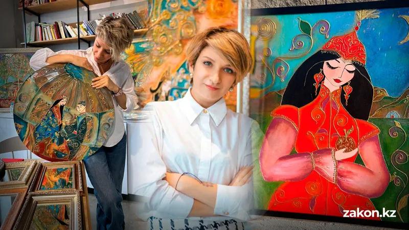 Любимые казахские мотивы: мерцающая весна в картинах художницы из Атырау