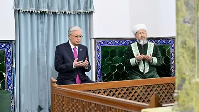 Касым-Жомарт Токаев, Наурызбай кажы Таганулы, фото - Новости Zakon.kz от 21.03.2026 11:33