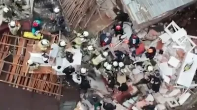 два здания разрушились в Турции, фото - Новости Zakon.kz от 22.03.2026 18:18