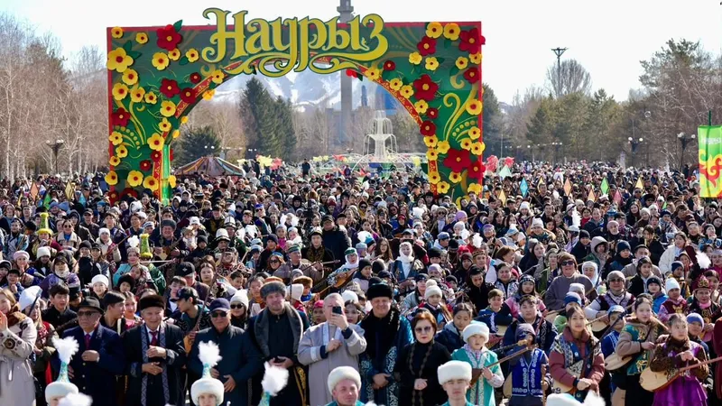 От сельского дастархана до рекордов на площадях: Казахстан отмечает главный весенний праздник