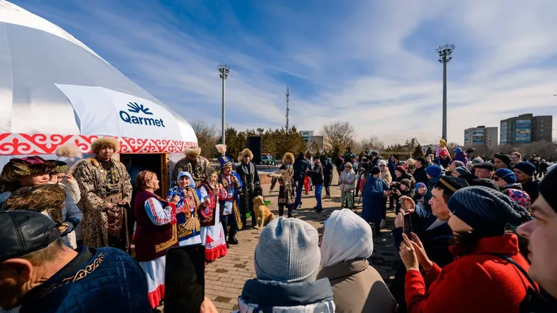 Qarmet вместе с жителями Карагандинской области встретили Наурыз